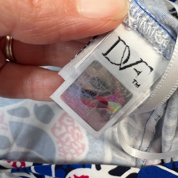 Diane Von Furstenberg DVF Julian Two Wrap Dress Blue Printed Viscose 10 - Picture 9 of 11